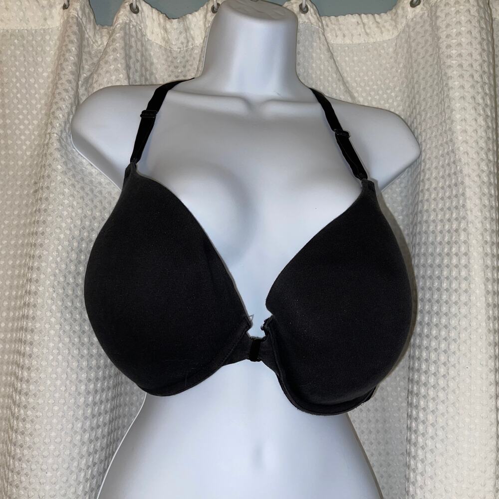 Victoria’s Secret Perfect Coverage Sequin Racerback Bra 40DD Black
